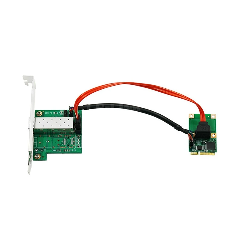 Single Optical Port Gigabit Network Card I210 Chip PCB+Metal+Plastic Network Adapter Network Card