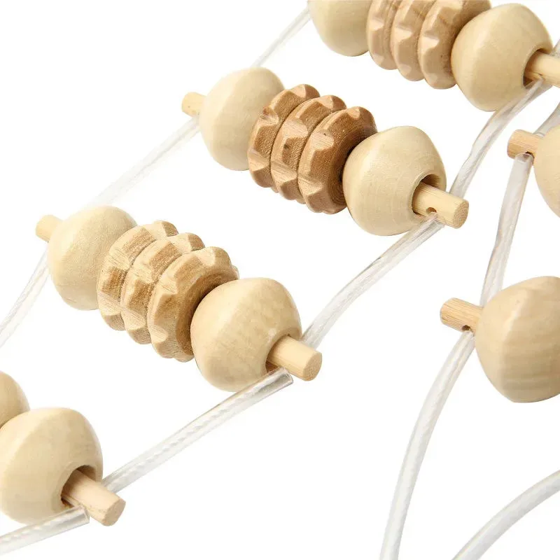 Wood Massager for Neck Massage Roller Back Massager Cellulite Massager Guasha Cellulite Massager Back Massage Roller Therapy