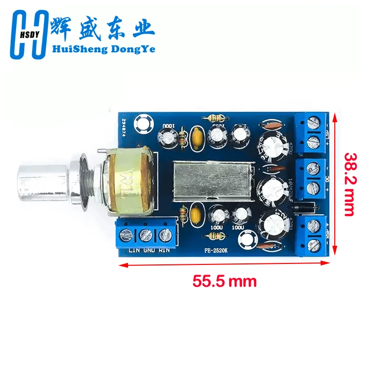 TEA2025B Mini Audio Amplifier Board Dual Stereo 2.0 Channel Amplifier Board For PC Speaker 3W+3W 5V 9V 12V CAR