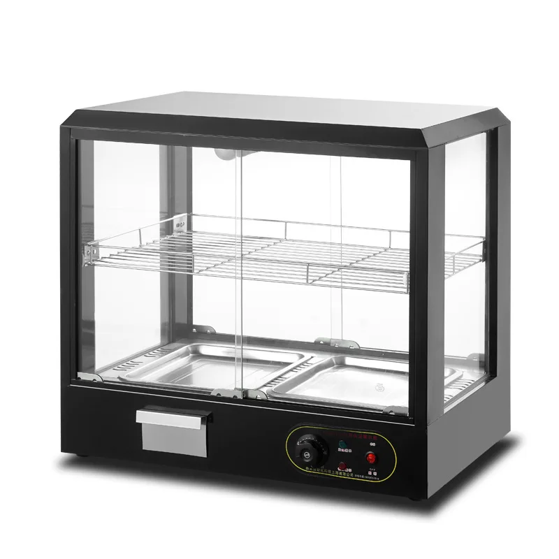 

Commercial incubator, heated incubator, glass deli cabinet