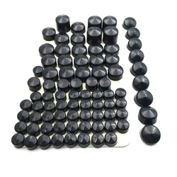 Aftermarket Bolts Toppers Caps For Harley Davidson 1996-2006 Road King Twin Cam FLH Model Black Motorcycle Parts