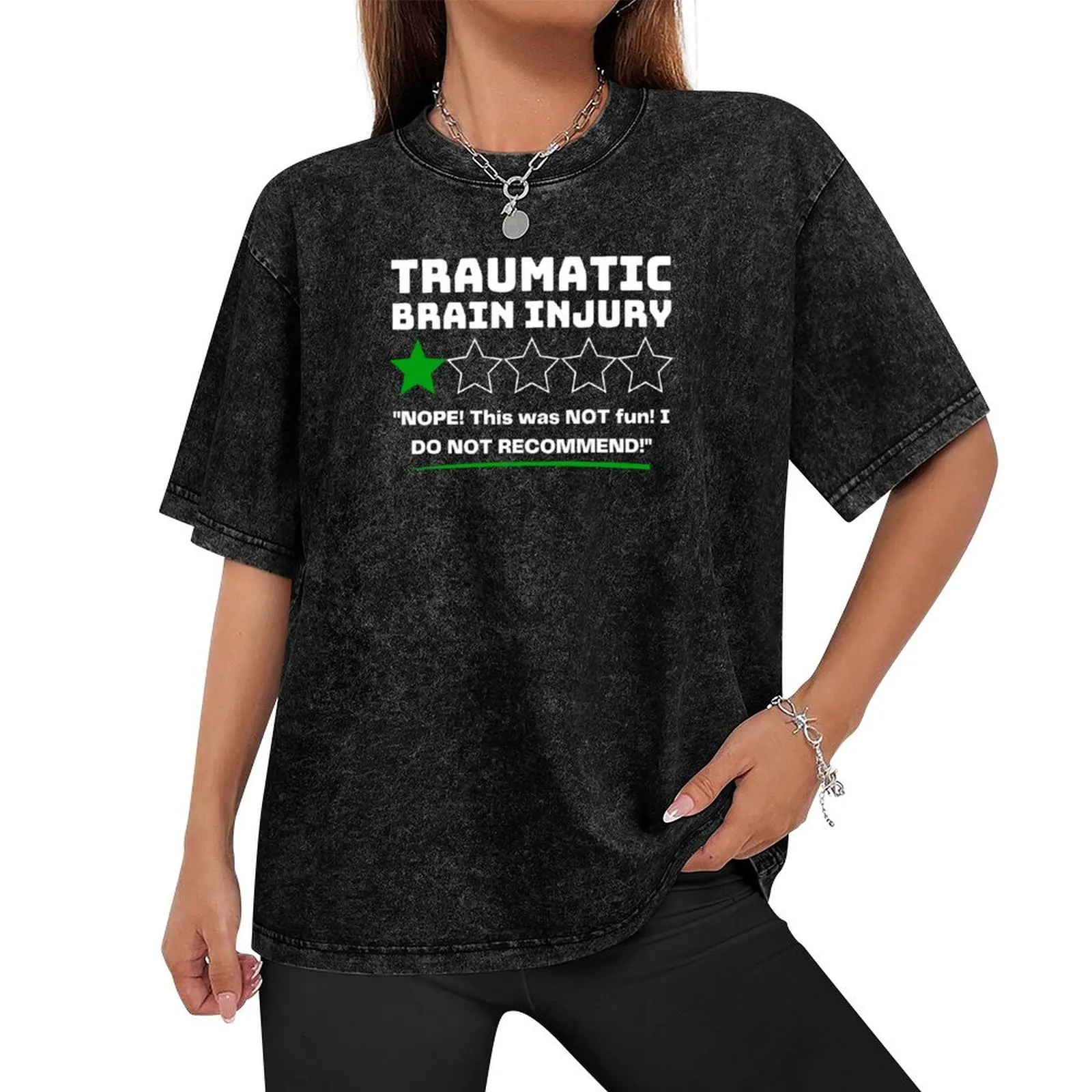 An Honest Review On Surviving A Traumatic Brain Injury T-Shirt baggy shirts topping animal prinfor boys t shirt men 100℅ cotton