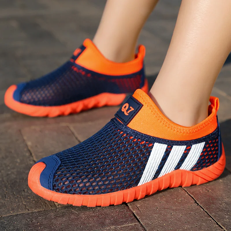 Children Running Sneakers Boys Kids Shoes Mesh Breathable Anti-Slip Walking Casual Breathable Sports Shoes Non-slip Girls Shoes