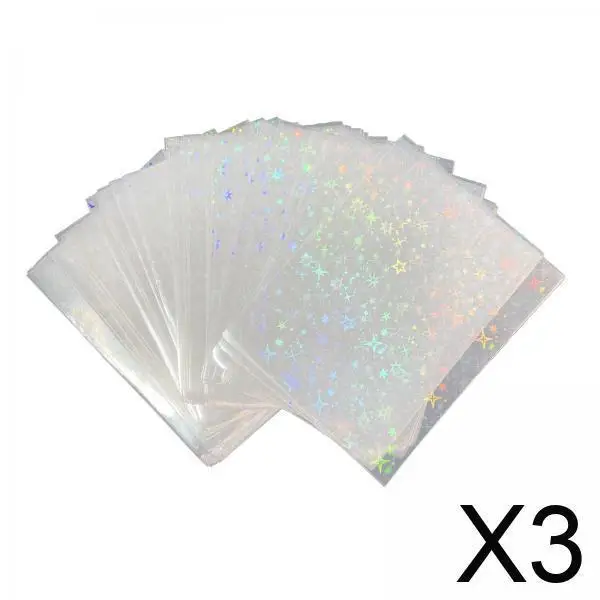 

3x Durable And Stylish Card Sleeves for Baseball Card Game - 100 Pieces