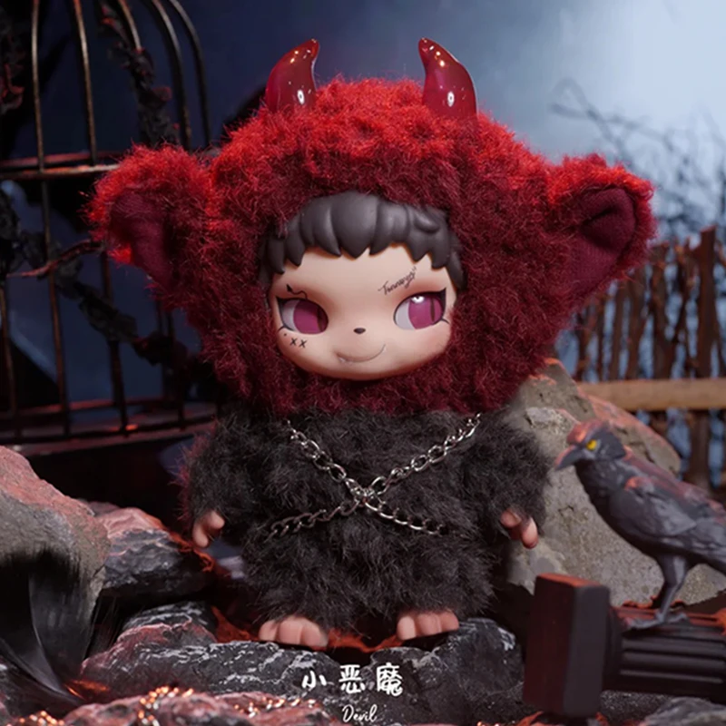 Caja Sorpresa Tinnaya The Witch's Game, Peluche de Vinilo Tinnaya, Bolsa Sorpresa, Colgantes de Bruja Negra, Caja Misteriosa, Decoración, Juguete, Regalo