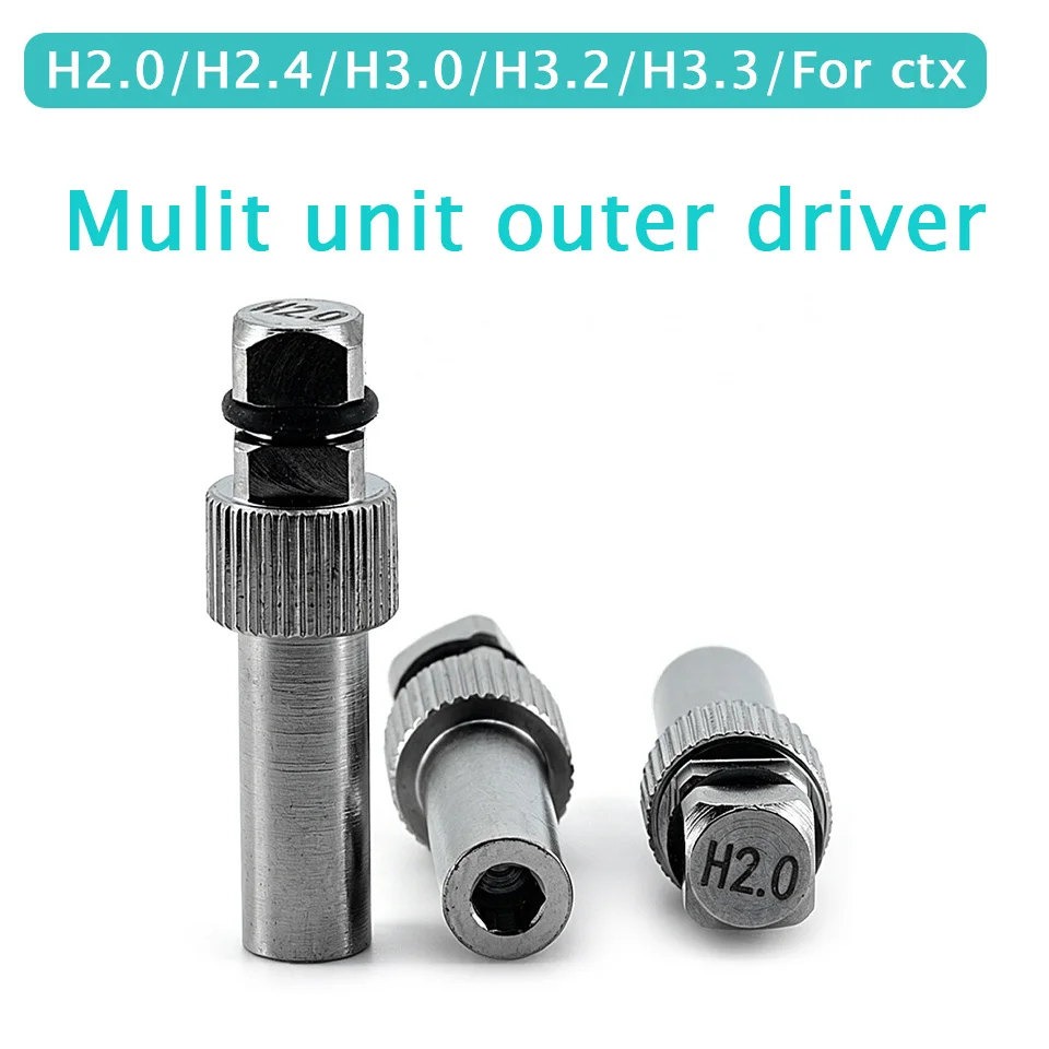 1Pc Dental Multi Unit Outer Drive Screwdriver Set H2.0 H2.4 H3.0 H3.2 H3.3 Implant Abutment Driver Component Lab Supplies