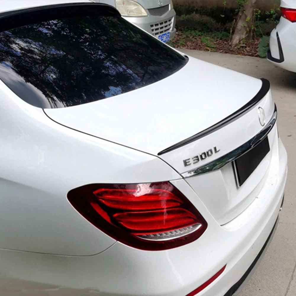 Pro mercedes eulerovo císlo třída W213 E180 E200 E220 E350 E400 2016-2022 zadní kufr kryt auto spoiler křídla  exteriér tuningu příslušenství částí