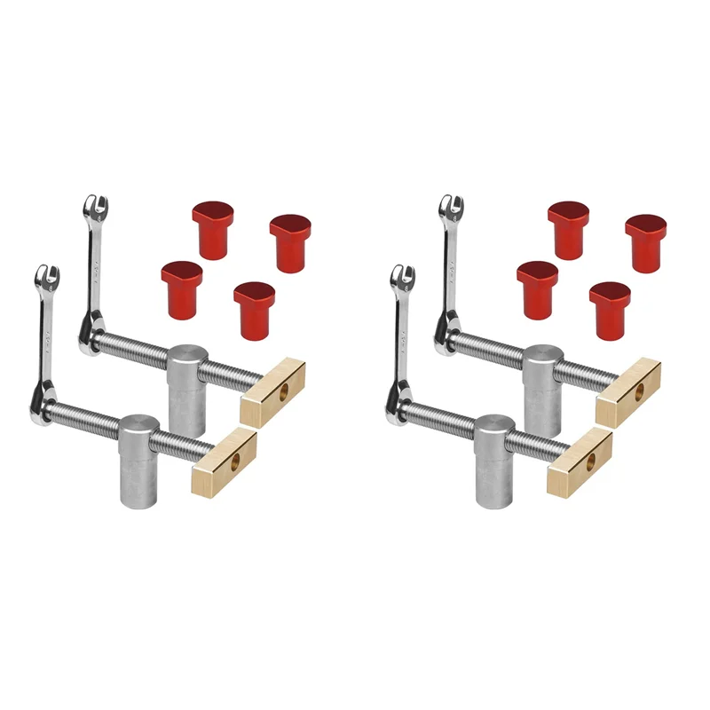 

75STO-2X Woodworking Bench Dog Clamps With Bench Dog Stop Sets, Clip Clamp Fixture Vise Benches Joinery Carpenter Tools(19Mm)
