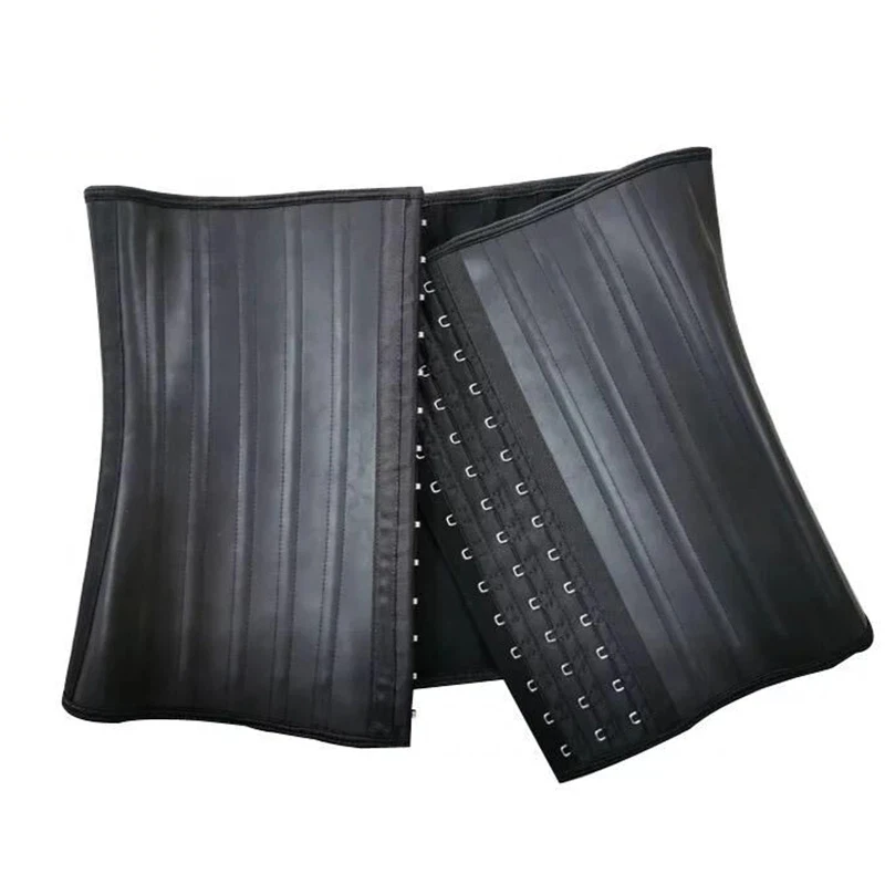 Glitter Latex Waist Trainer 25 Steel Bone Women Binders Shapers Corset Tummy Control Modeling Strap Body Shaper Slimming Belt