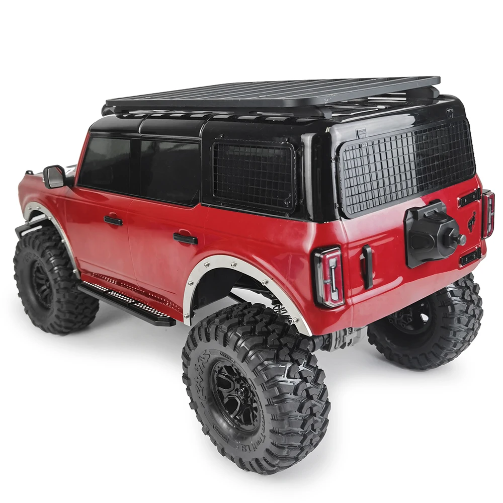 YEAHRUN RC Xe Gương Chiếu Hậu Ống Kính Cho Traxxas TRX4 TRX-4 Bronco 1/10 RC Crawler Mô Phỏng Trang Trí Các Bộ Phận