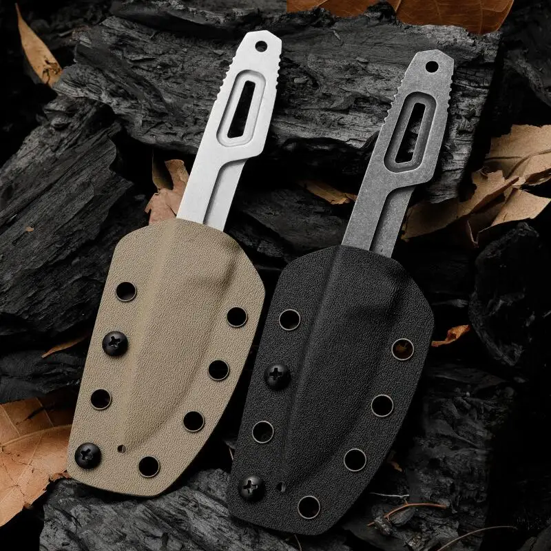 Trskt SATRE N690 arandelas de cuchillos de cuello de acero caza táctica cuchillos para acampar al aire libre regalo de cocina herramienta EDC con Kydex Dropshipping