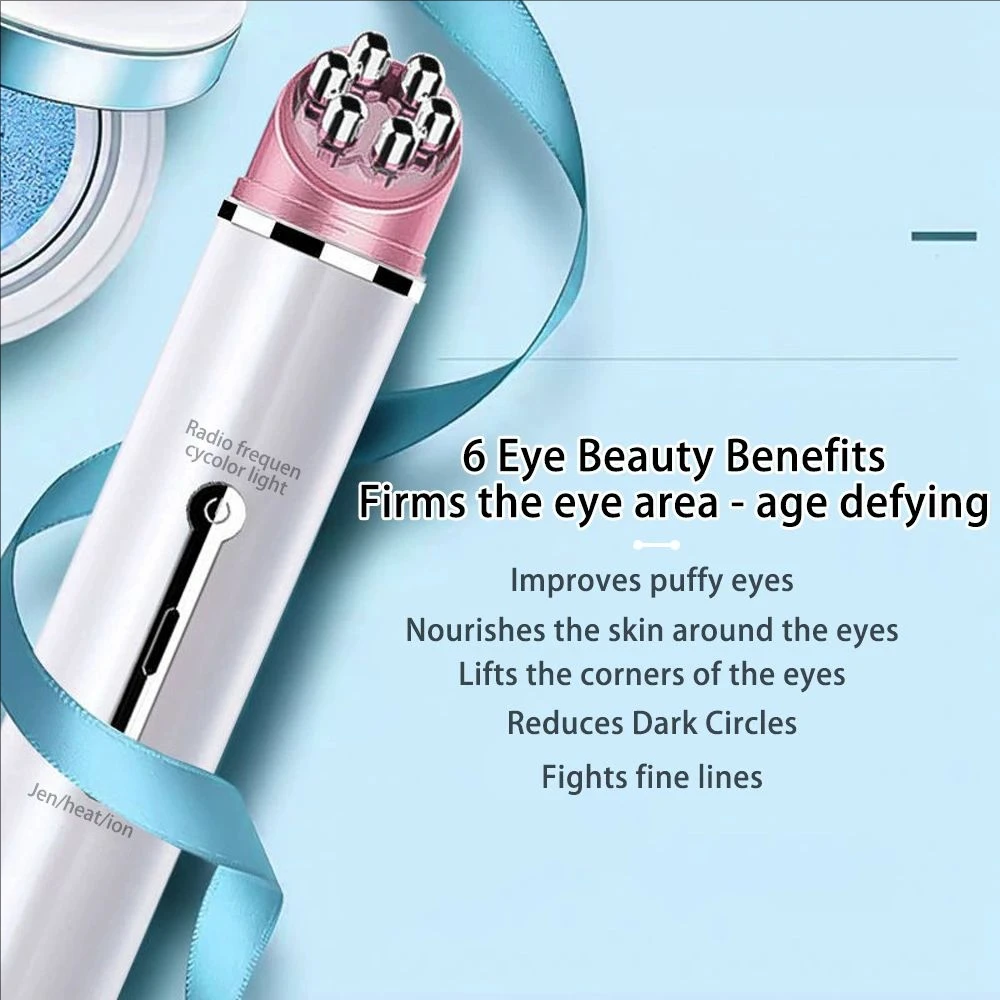 Multifunctionele Oog Massager Trillingen LED Foton Therapie EMS Verjonging Huid Gezicht Machine Lifting Anti-rimpel Schoonheid Apparaat