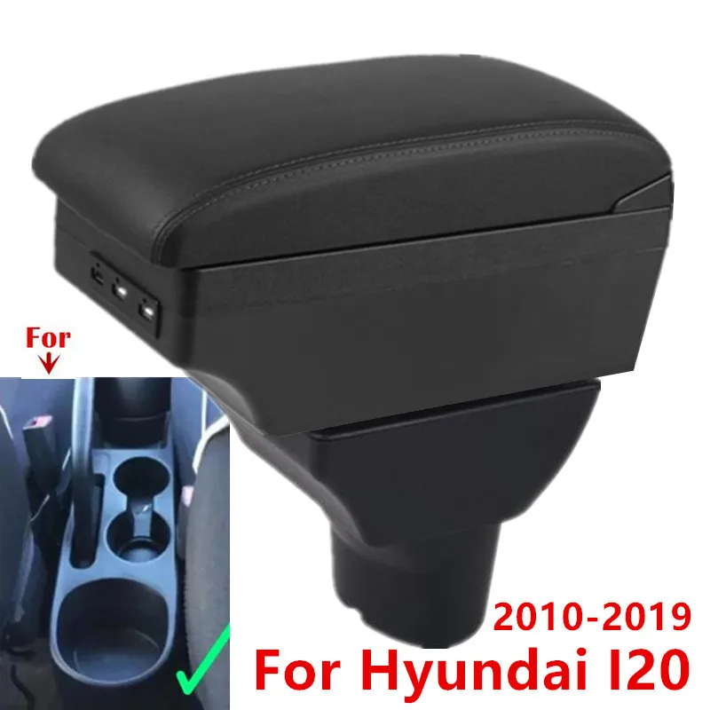 For Hyundai I20 Armrest Box for Hyundai I20 Car Armrest 2010-2019 Central Storage Box Interior Dedicated Retrofit Car Accessory