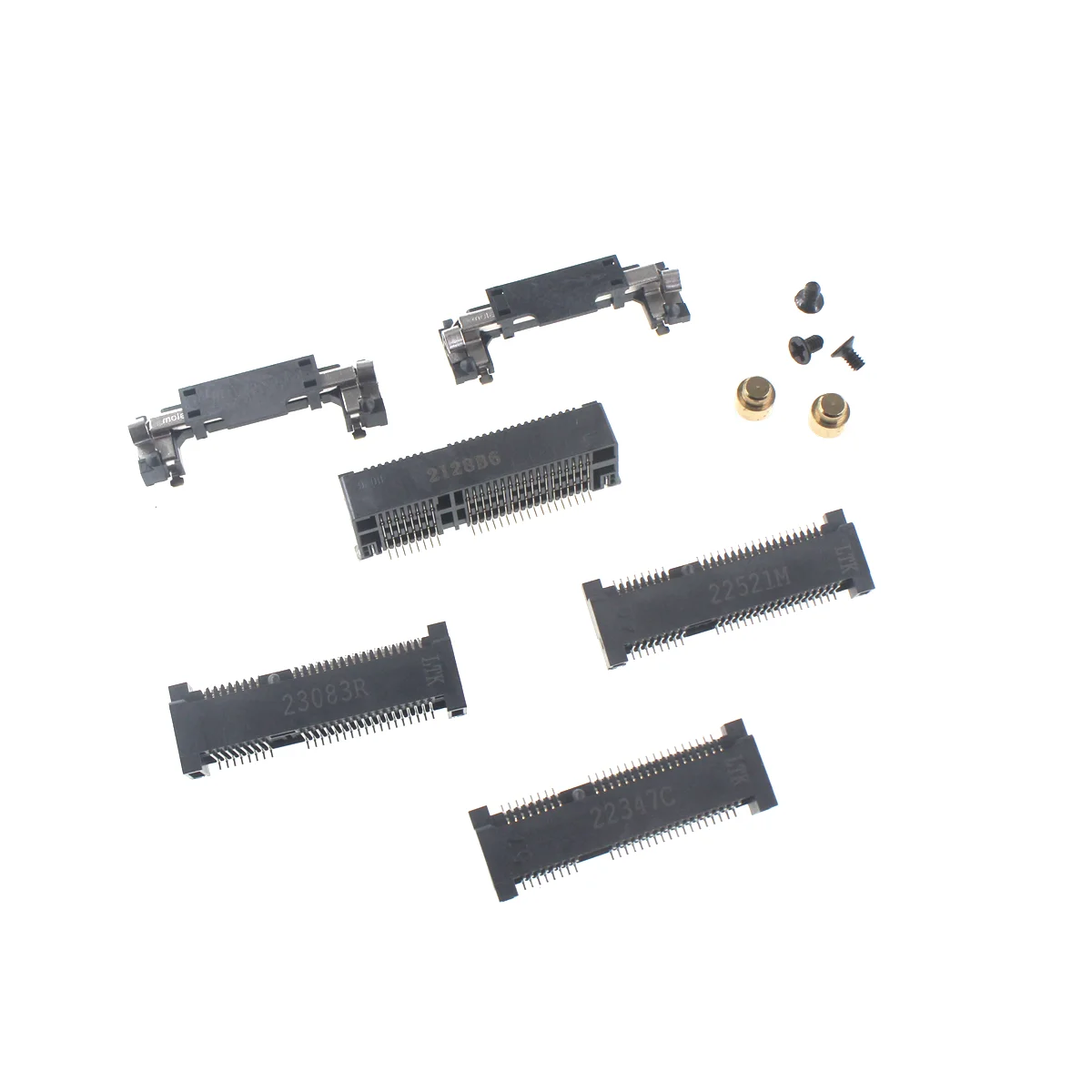 미니 PCIE Msata 커넥터 PCI-E 소켓 슬롯, 노트북 미니 PCIE SMT SSD용, 52P 카드홀더 H4.0MM H5.2 H5.6 H6.8 H9.0, 5 개
