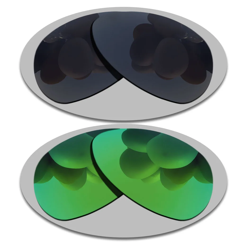 

Grey Black&Green Lenses Replacement For-Oakley Scar Polarized Sunglasses