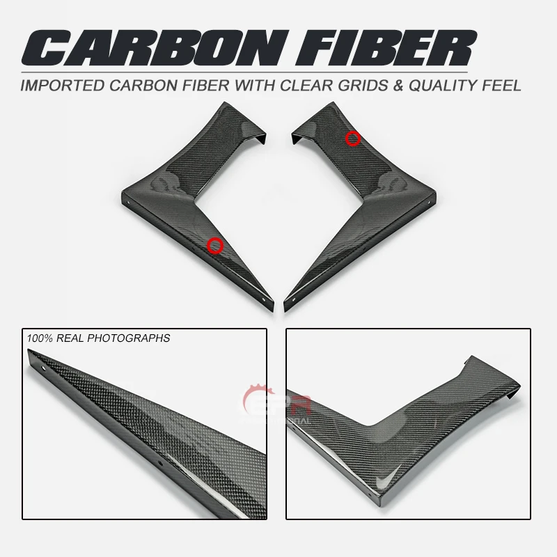 لسيارة Audi RS3 S3 8V إضافية للحاجز الأمامي - تصميم Stanceworkz Spec-LM - مناسب تمامًا لموديلات 8V #3