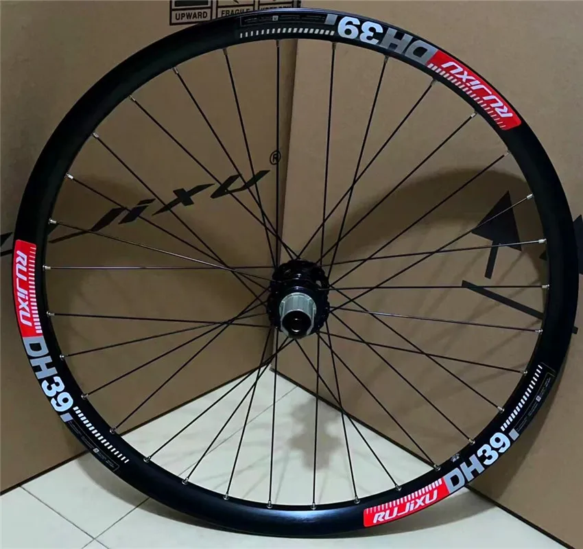 RUJIXU MTB Bike Wheelset 29 26 27.5 AM Enduro DH 39 mm Wide Rim 148 Boost Hub 142 Thru Axle135 QR 6 Pawls 3 teethBicycle Wheel