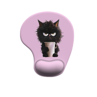 Non-Slip Cartoon Animal Mouse Pad Soft Silicone Comfortable Wrist Rest Smooth Surface Ergonomic Desktop Wrist Support