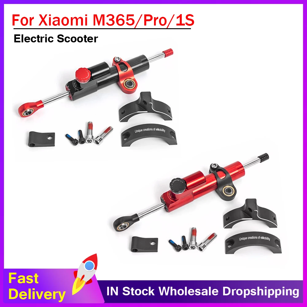 Monorim Scooter Adjustable Steering Stabilize Damper Kit Front Shock Absorber Fixed Direction for Xiaomi M365/1S/Pro/Pro2 Mi3