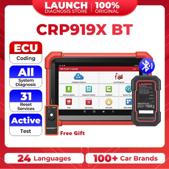 X431 CRP919X BT Diagnostic Tools Obd2 Scanner Automotive Code Reader ECU Coding Diagnosis obd scan X431 PRO Launch 2024