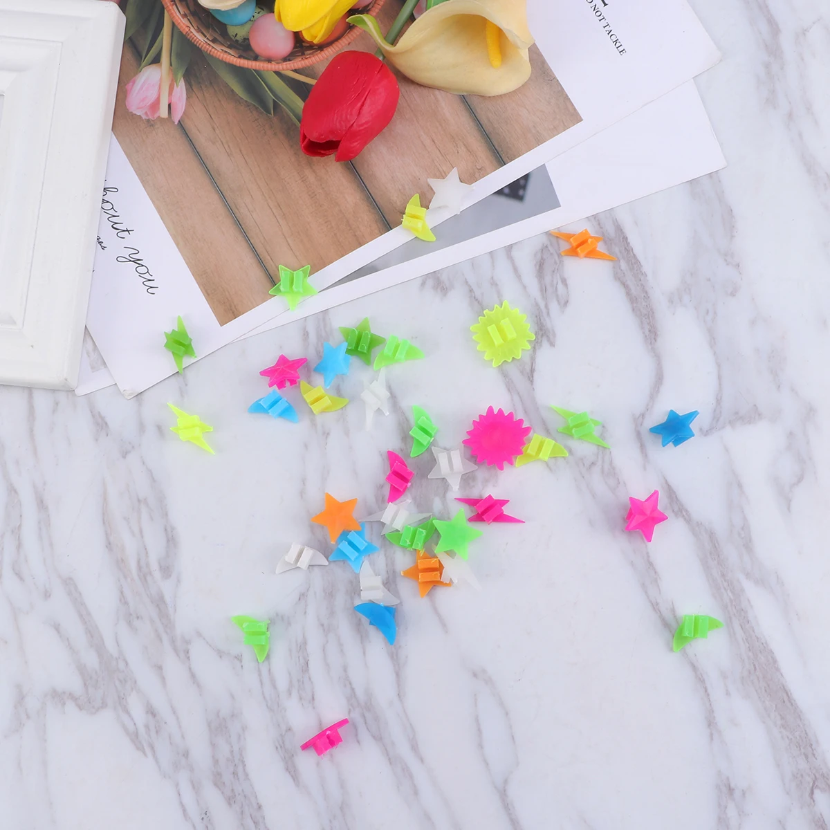 

36Pcs Bike Spoke Beads for Road Bicycles Plastic Decorations Easy to Install Durable and Attractive