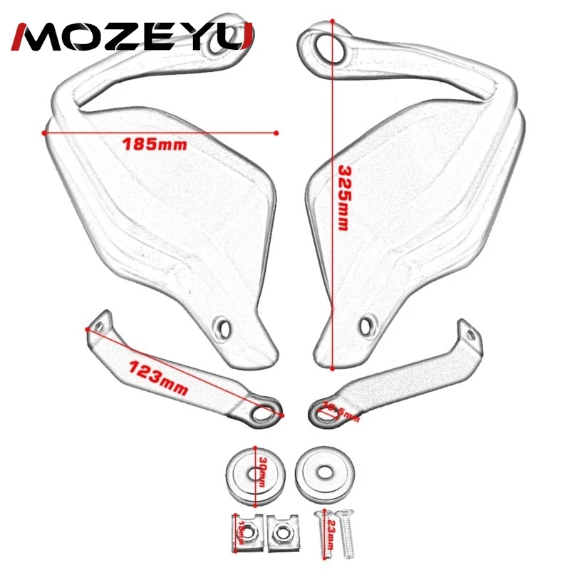 Handguard For HONDA NC750X NC750 NC 750 X 700X DCT 2026 2025 2024-2013 Motorcycle Hand Protection Wind Shield Hand Guards Cover view 3