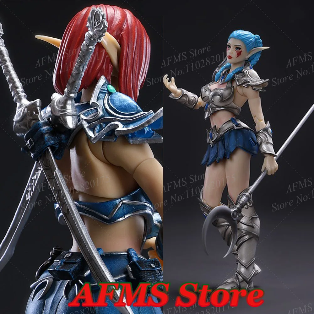 WOW 1/12 Scale Collectible Figure Oak Town Fairy Elf Guard Adventure World Battle Doll 6inch women Action Figure Soldier Model