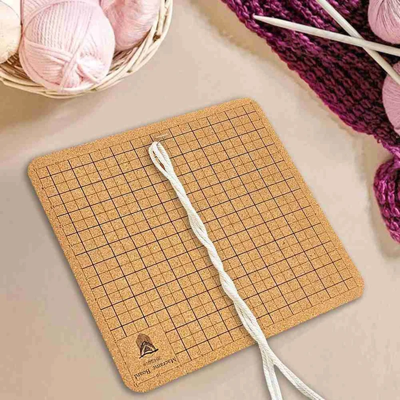 Braiding Board And Pin Set With Holder Double Sided Braiding Board,For Braiding Bracelets,Knotting Rope Macrame Kit