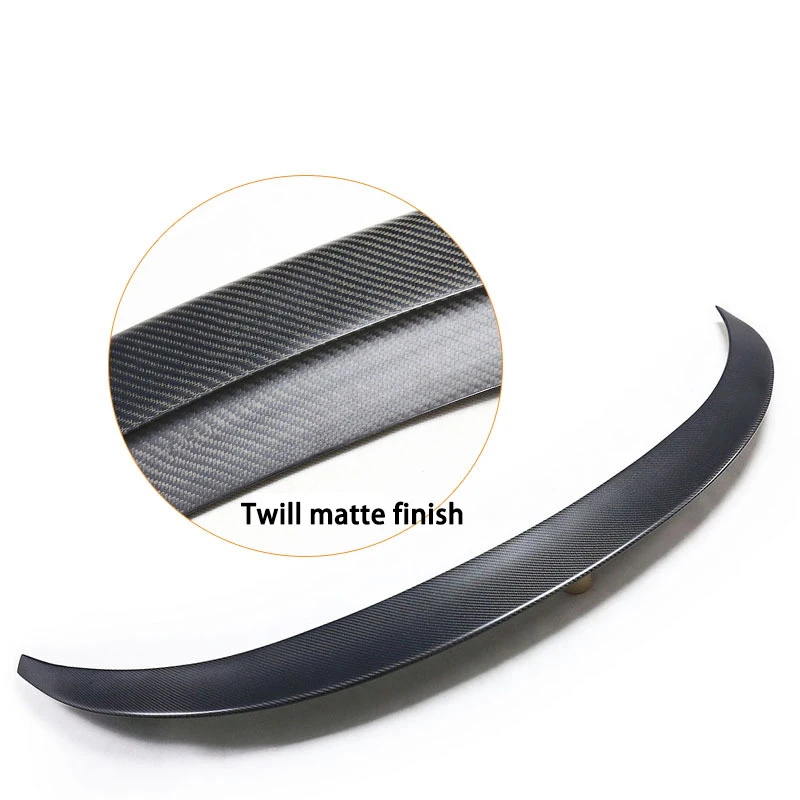 Suitable for Tesla Model Y carbon fiber pressure tail fixed wing fiber spoiler