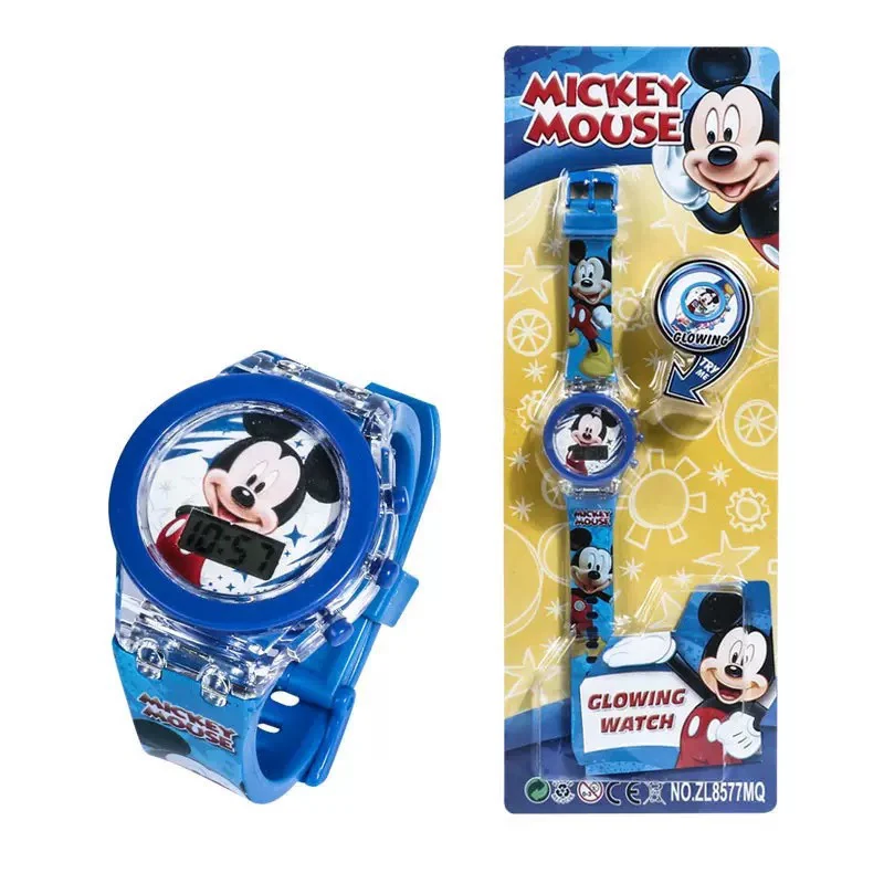 Disney Mini Children's Watch for Girls Cartoon Fashion Elsa Princess Watch for Boys and Girls Electronic Watch Suitable for Gift - view 5