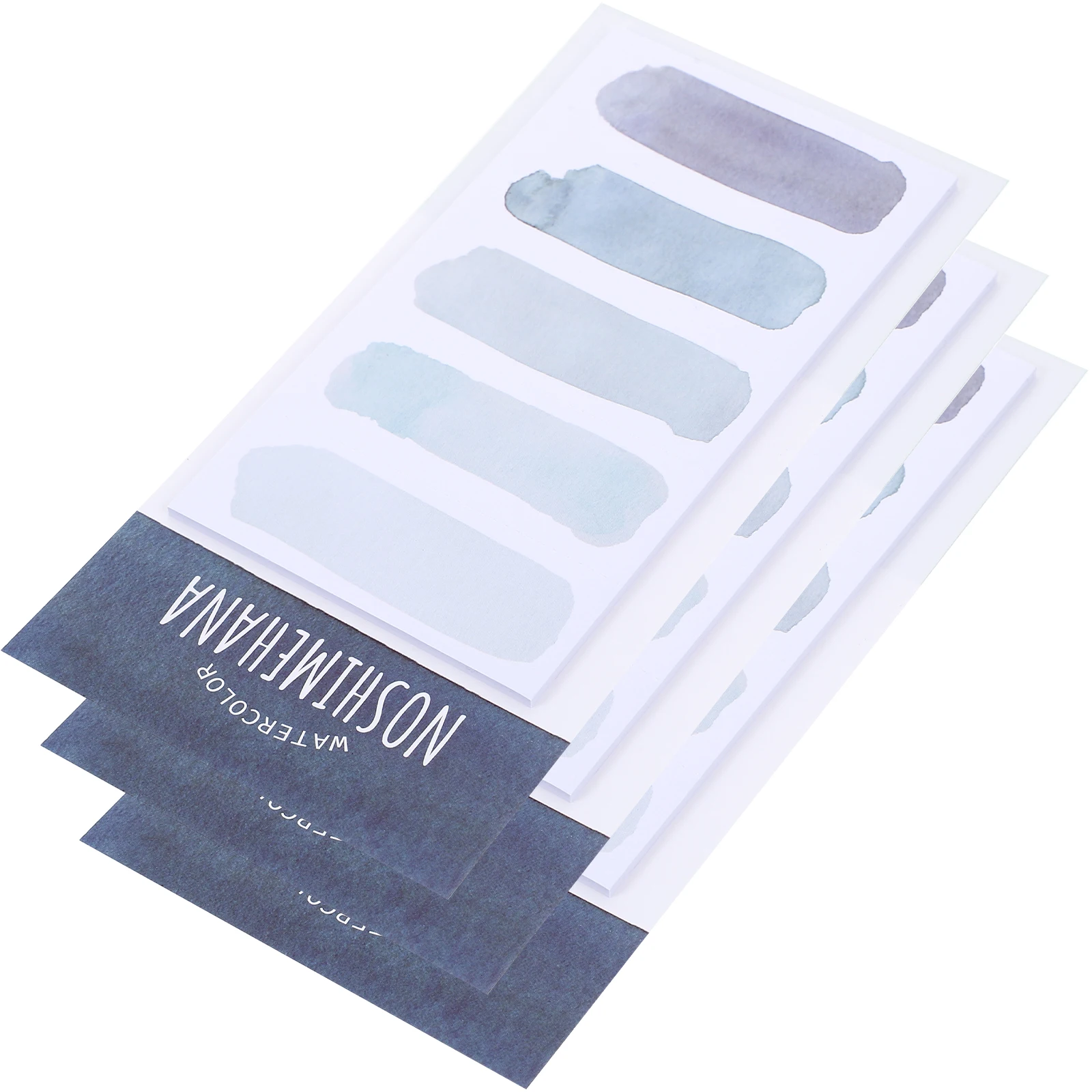 

3 Pcs Creative Postage Small Memo Pads Self Stick Paper Tear-off Sticky Notepads Tearable