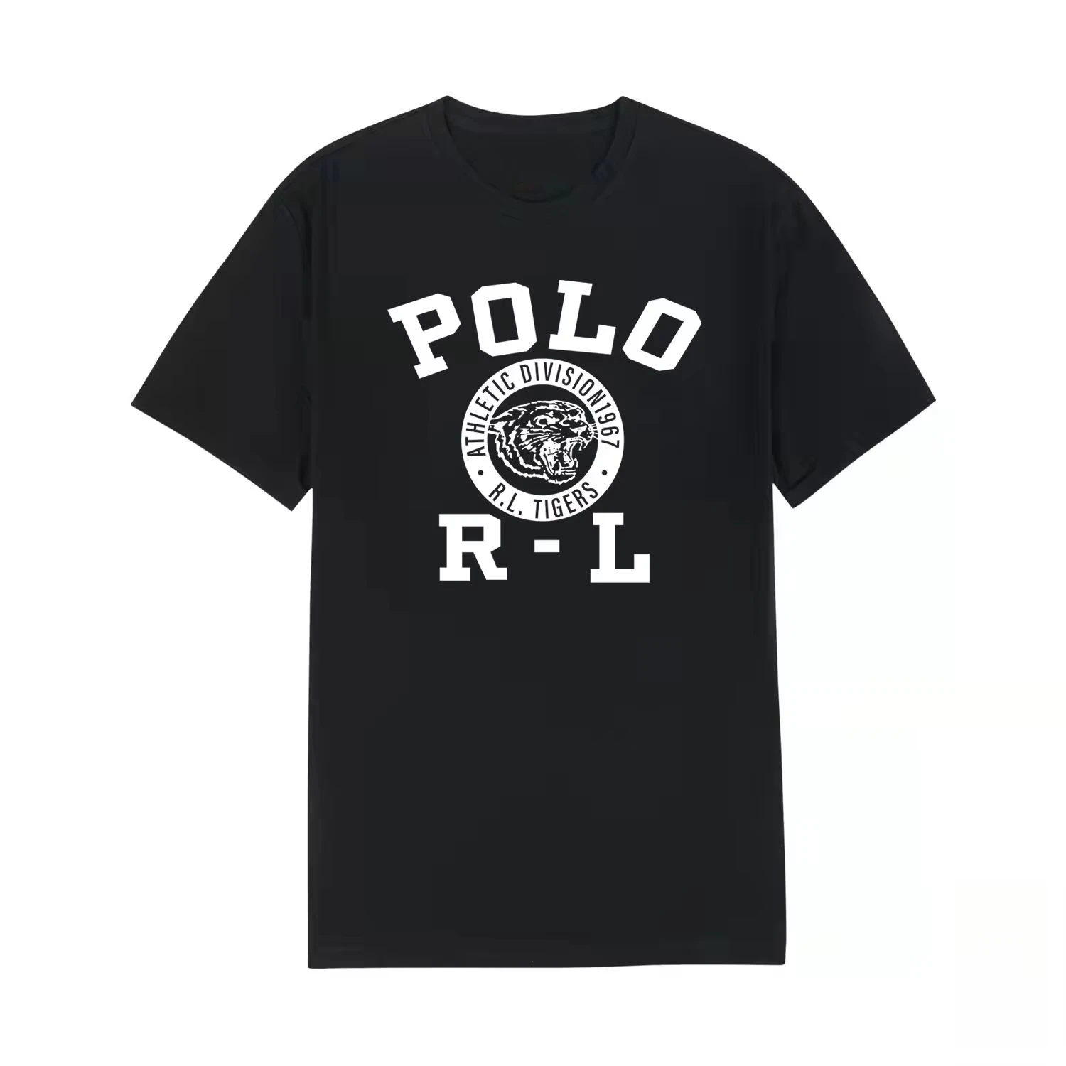2026 Fashion Brand Tiger Head Print Men's Short-sleeved T-shirt Summer Casual Comfortable Versatile Top Daily Commute T-shirt