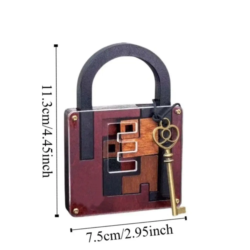 لغز الدماغ الخشبي، منطق التنمية المعرفية، لغز عالي الصعوبة، متاهة الذكاء، تحدي قفل الذكاء