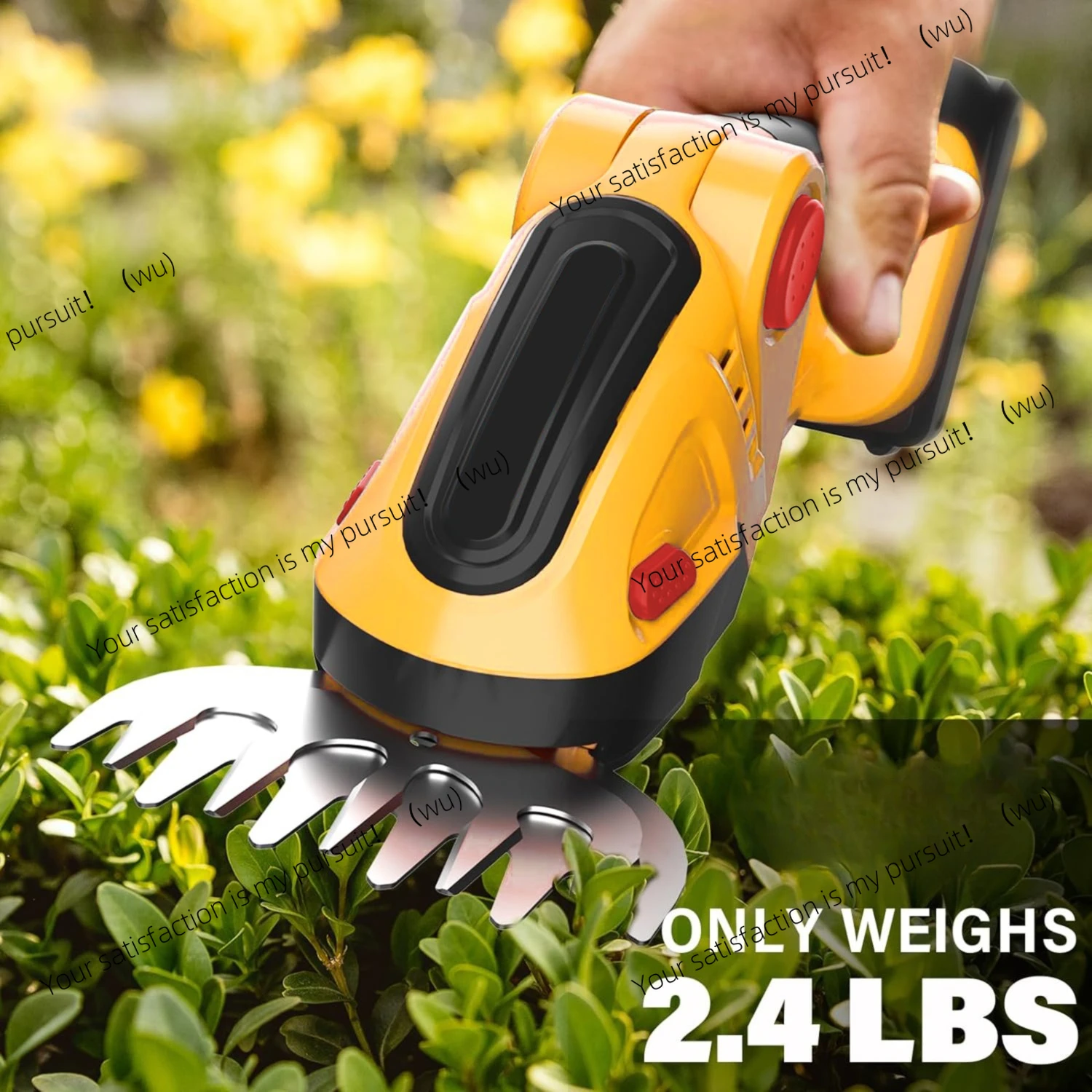 

Бытовой ручной триммер для живой изгороди с литиевой батареей, мини-инструмент для обрезки забора для газонокосилки