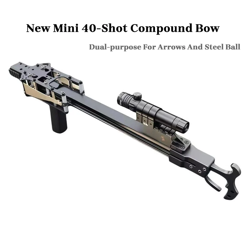 Lightweight 40-shot Compound Bow Outdoor Precision Slingshot Dual-purpose For Arrows And Steel Balls Crossbow Composit bow bag view 6