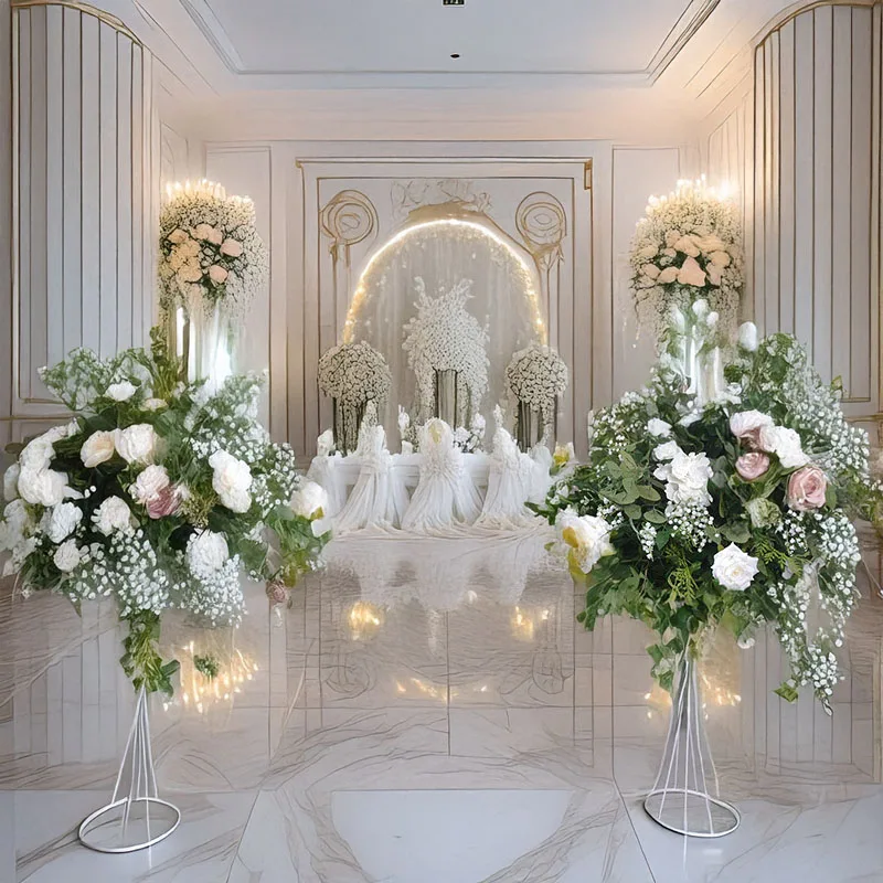 

DIA 30-80 см искусственные коричневые розы цветочные шары свадебный стол цветочные композиции событие сцена Декор декоративные цветы