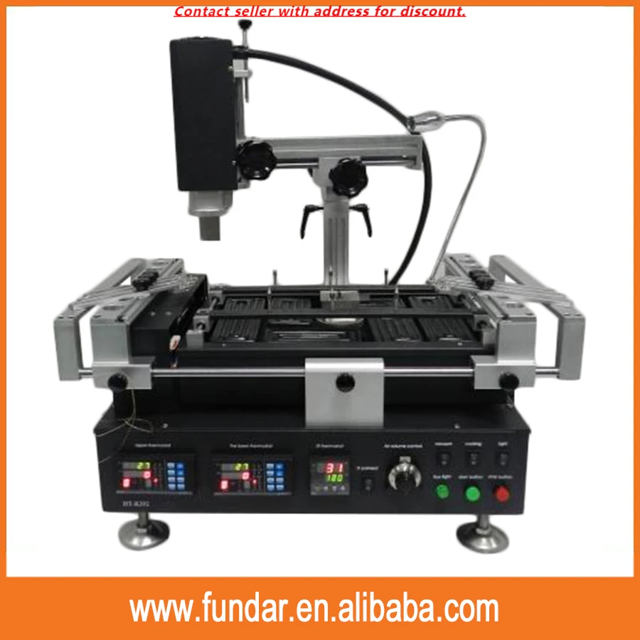 

Updatating Version HT-R392 Welding System Bga Rework Reballing Station With Digital Screen Bga Chip Repair Machine