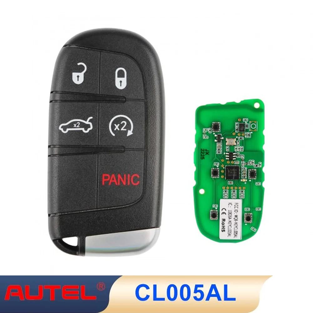 

5 Pcs/lot Atuel IKEY CL005AL Universal Smart Key 5 Buttons Autel Remote For Chrysler