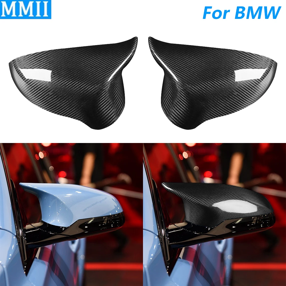 

Для BMW M3 F80 M4 F82 F83 2014-2020 настоящая сухая крышка зеркала заднего вида из углеродного волокна, декоративная модификация автомобильных аксессуаров