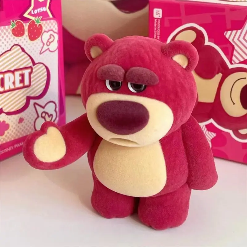 정품 52TOYS 디즈니 토이 스토리 로츠오 이츠 미 시리즈 블라인드 박스 스트로베리 베어 미니 애니메이션 피규어 미스터리 박스 인형 자동차 장식품