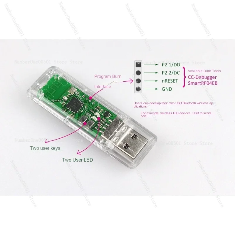 Bluetooth 4.0 CC2540 USBdongle Protocol Analyzer PacketSniffer BTool