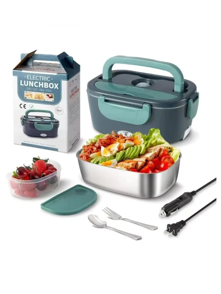 1.5 l 60w lancheira elétrica aquecedor de alimentos portátil aquecedor de alimentos para carro ou