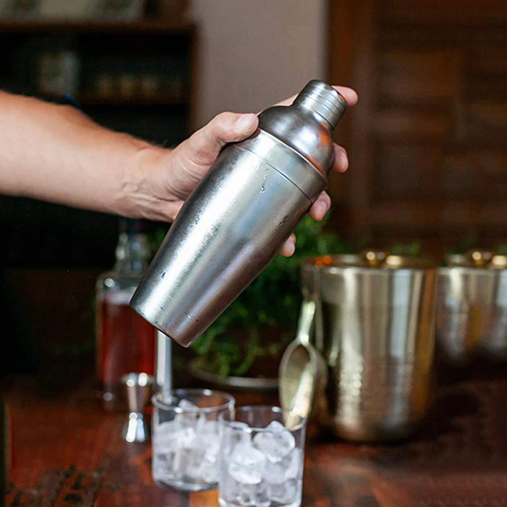 

9 Pcs Bartender Set Mixing Barware Shakes Kit Making Cocktail Shaker Stainless Steel
