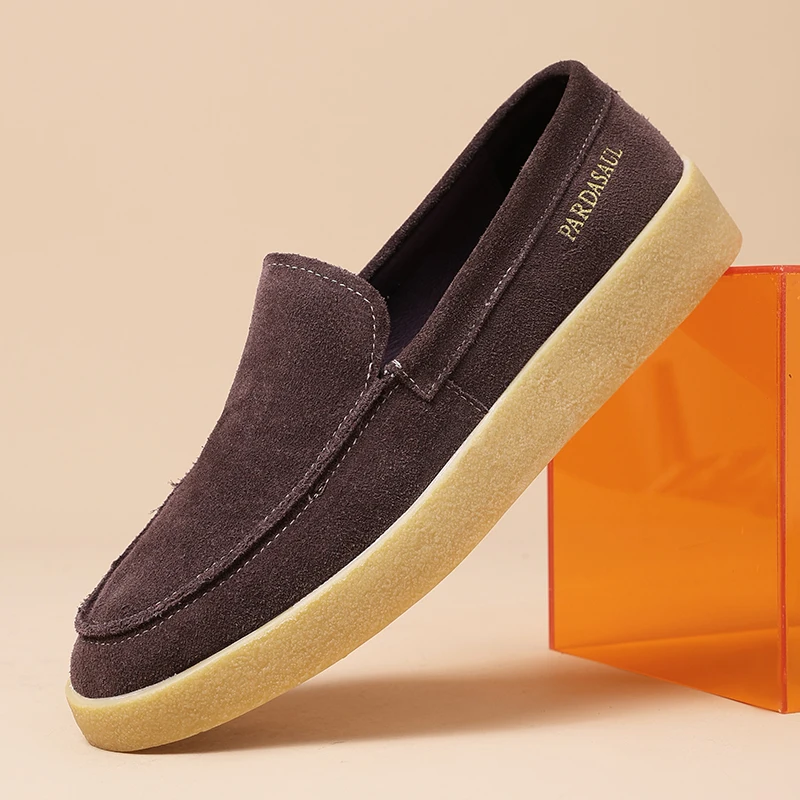 

Men's new low cut solid color driving shoes, versatile and trendy shoe sets, and loafers 250701