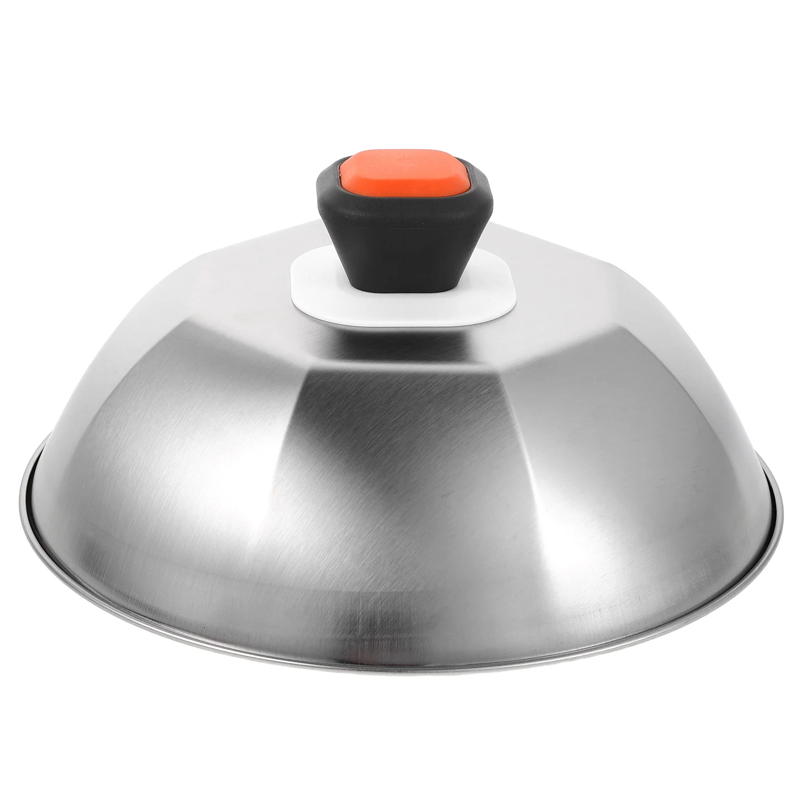 

Stainless Steel Octagonal Bbq Grill Cover Dome Lid 9 Inch Outdoor Camping Cooking Pot Lid Metal Basting Barbecue Grill Dome