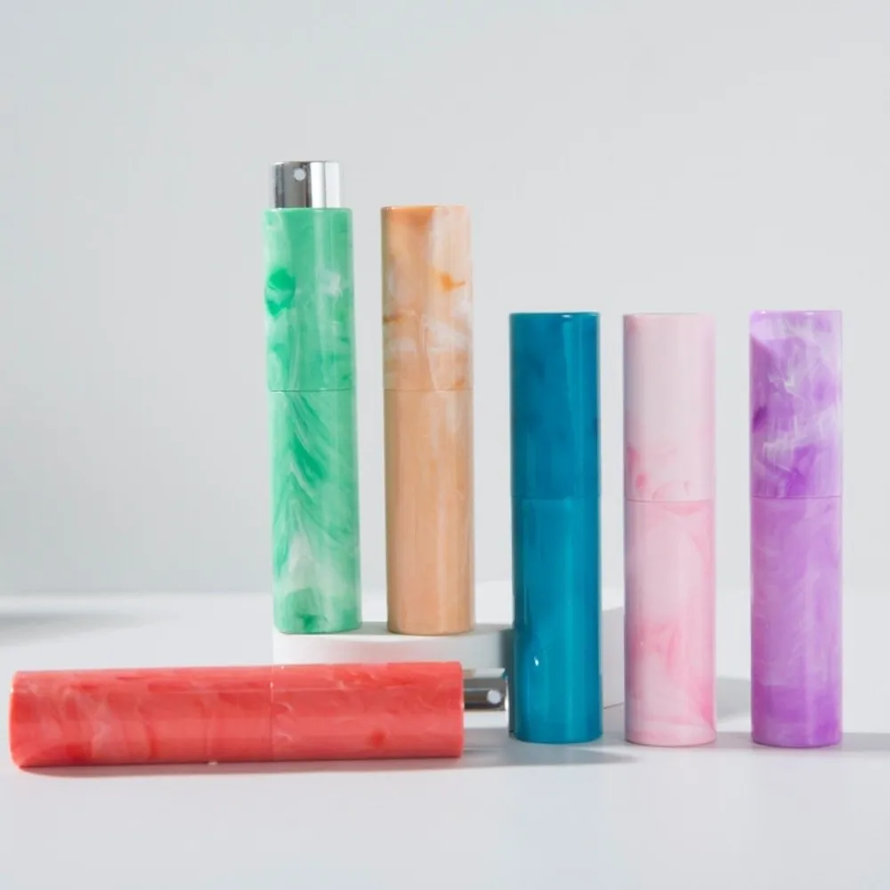 Portable 10ML Perfume Spray Bottle Marbled Sub-bottling Mini Perfume Atomizer Mini Empty Refillable Bottle Outdoor
