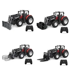 Farmer Engineering Vehicle Electric Toy 2.4G Wireless Remote Control 6-channel Charging Large Tractor Loader