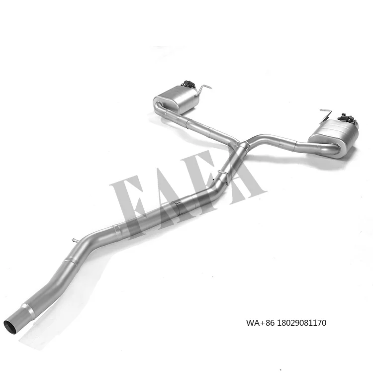 

Высокопроизводительная выхлопная система Catback для Audi A6 C8 2.0T: средняя и задняя секции, глушитель