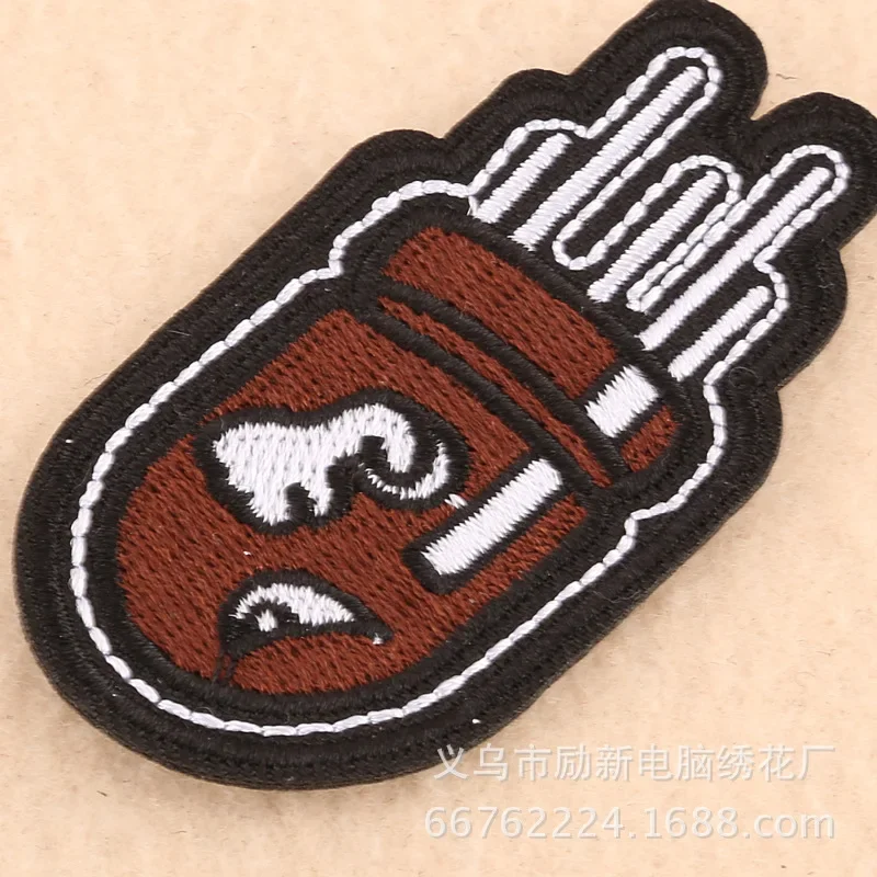 Iron on Patches for Clothes Embroidered Patches Anime Patch Captain Clothing Accessories Badge Cloth Sticker Letter Appliques