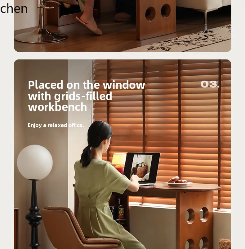 HT طاولة بار من الخشب الصلب مطعم طاولة عالية منزلية صغيرة خزانة تقسيم شقة خزانة قديمة